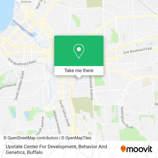 Upstate Center For Development, Behavior And Genetics map
