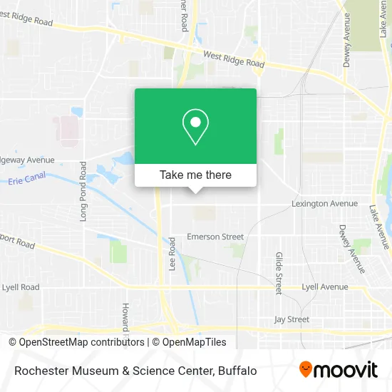 Rochester Museum & Science Center map