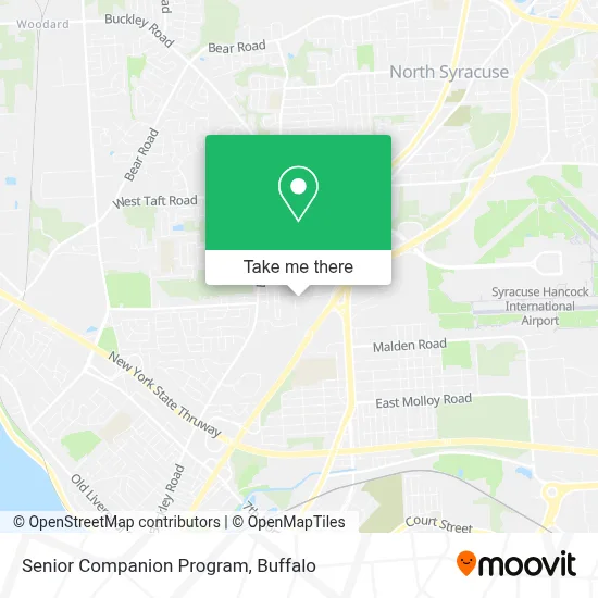 Senior Companion Program map