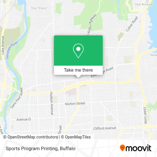 Sports Program Printing map