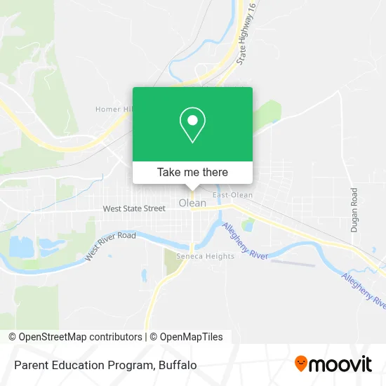 Parent Education Program map