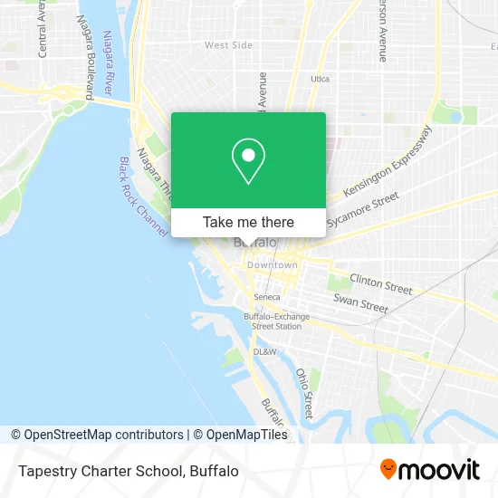 Tapestry Charter School map