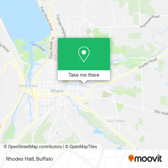 Rhodes Hall map