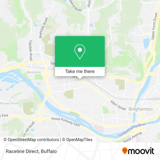 Raceline Direct map