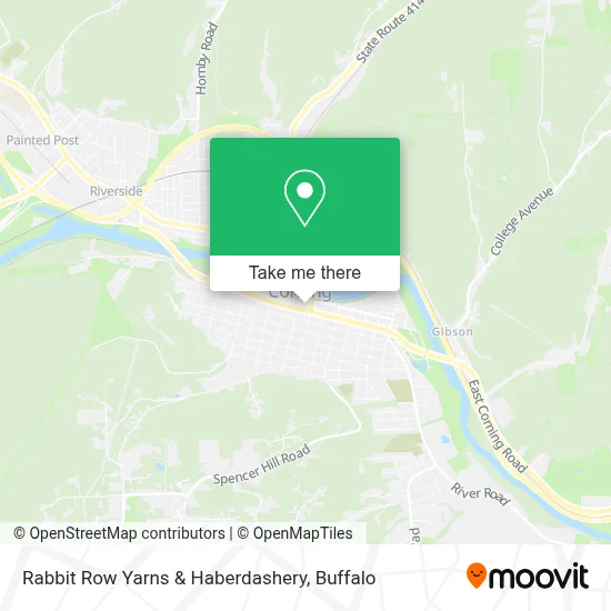 Rabbit Row Yarns & Haberdashery map