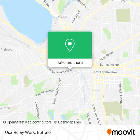 Usa Relay Work map