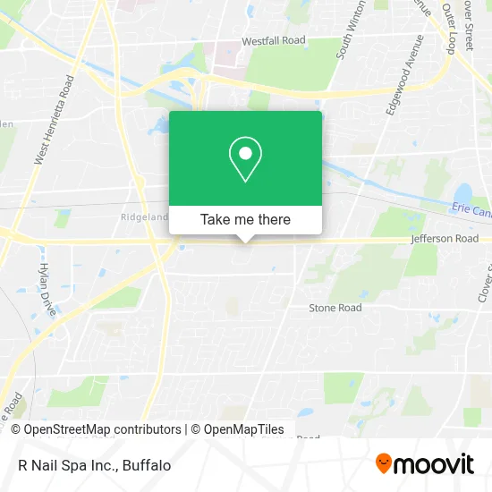 R Nail Spa Inc. map