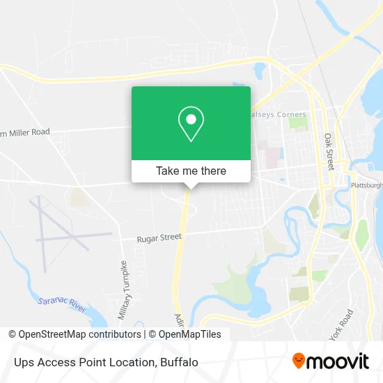 Ups Access Point Location map