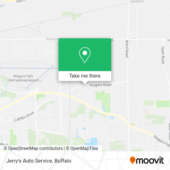 Jerry's Auto Service map