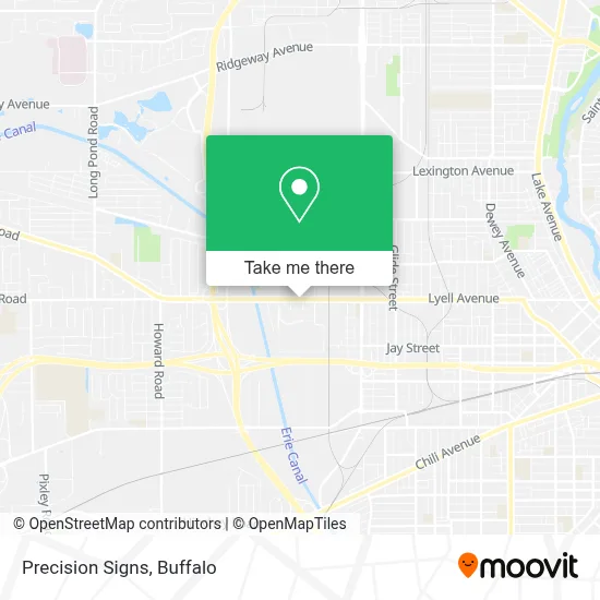 Precision Signs map