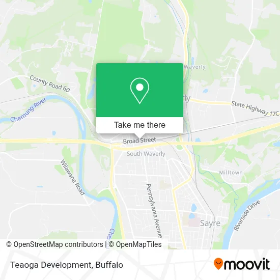 Teaoga Development map
