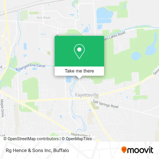 Rg Hence & Sons Inc map