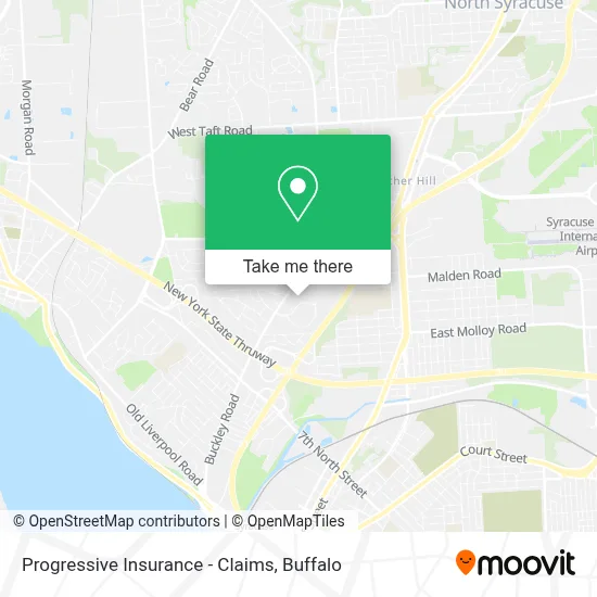 Progressive Insurance - Claims map