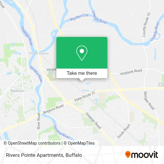 Rivers Pointe Apartments map