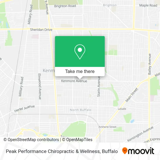 Peak Performance Chiropractic & Wellness map