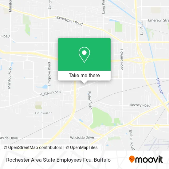Rochester Area State Employees Fcu map