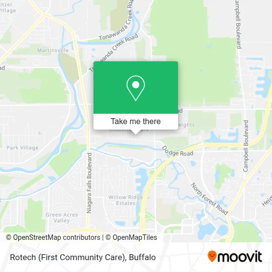 Rotech (First Community Care) map