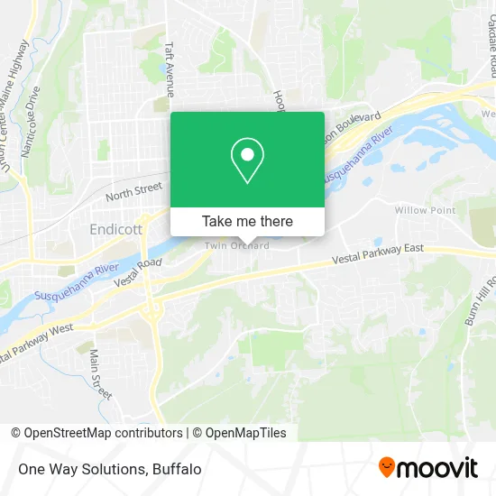 One Way Solutions map