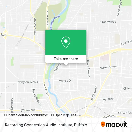 Recording Connection Audio Institute map