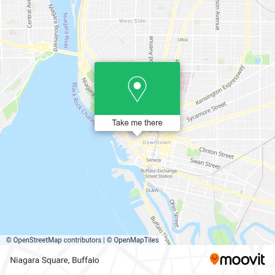 Niagara Square map