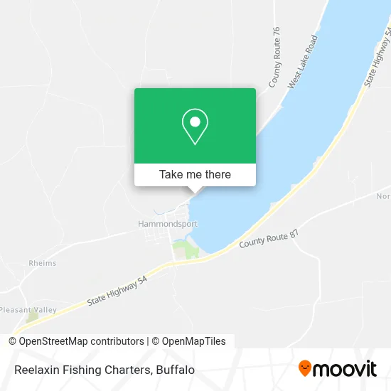 Reelaxin Fishing Charters map