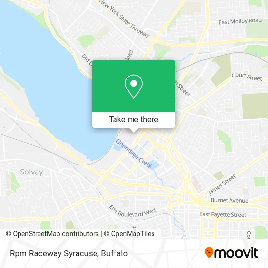 Rpm Raceway Syracuse map