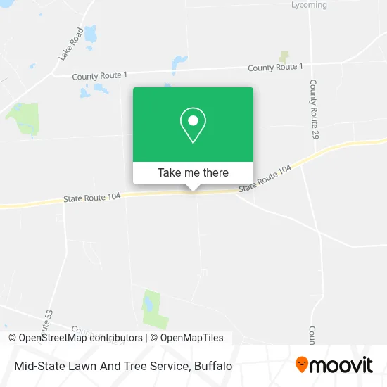 Mid-State Lawn And Tree Service map