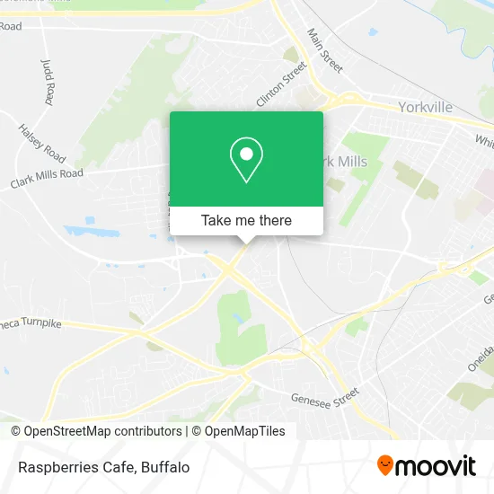 Raspberries Cafe map