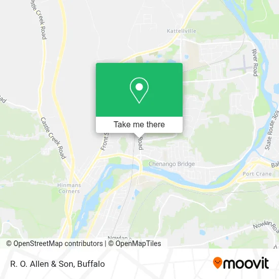 R. O. Allen & Son map
