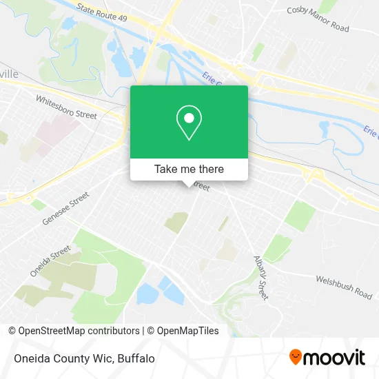 Oneida County Wic map