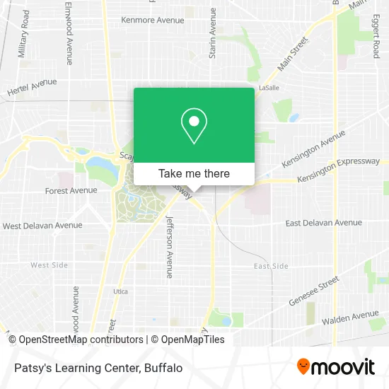Patsy's Learning Center map