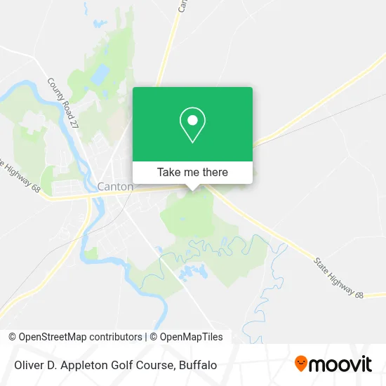 Oliver D. Appleton Golf Course map