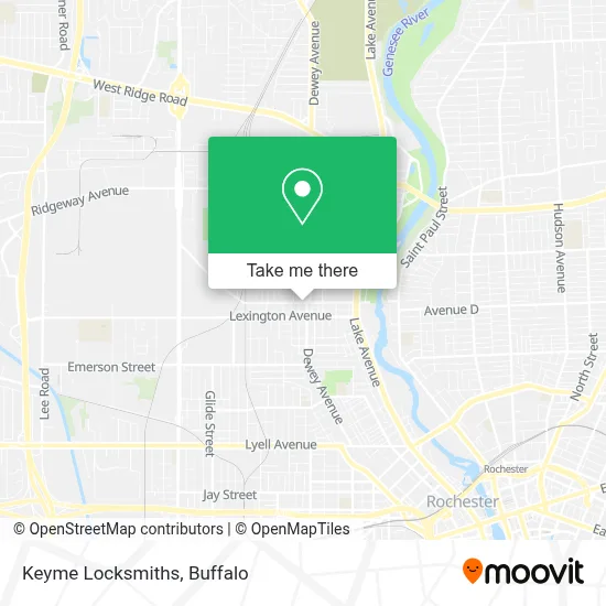 Keyme Locksmiths map