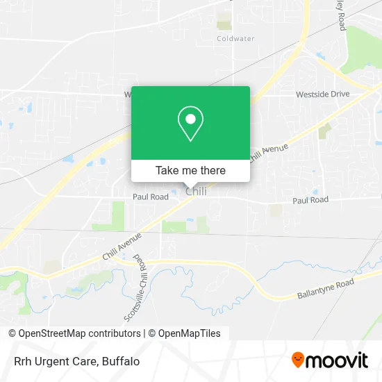 Rrh Urgent Care map