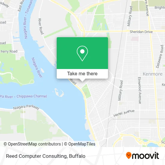 Reed Computer Consulting map