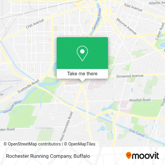 Rochester Running Company map