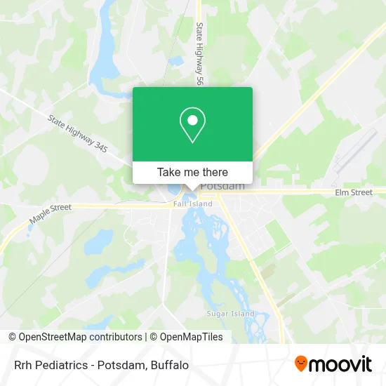 Rrh Pediatrics - Potsdam map