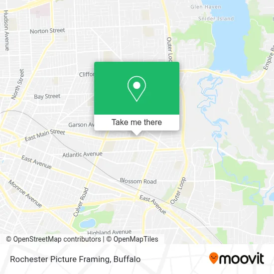 Rochester Picture Framing map