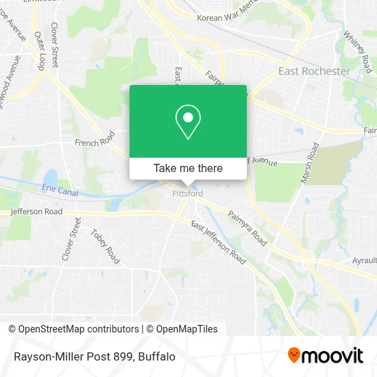 Rayson-Miller Post 899 map