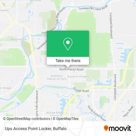 Ups Access Point Locker map