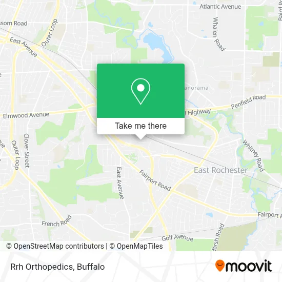 Rrh Orthopedics map