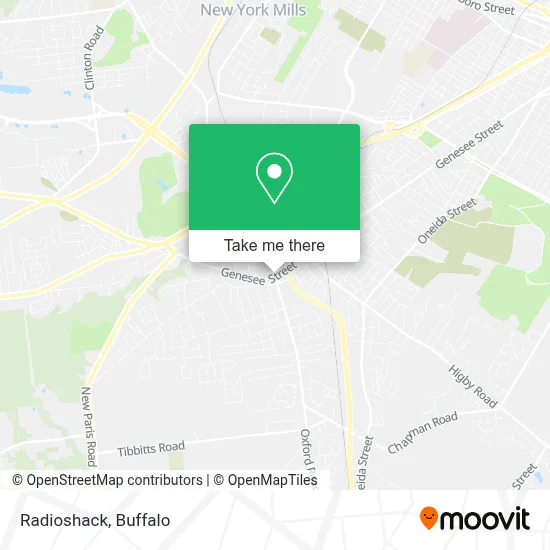 Radioshack map
