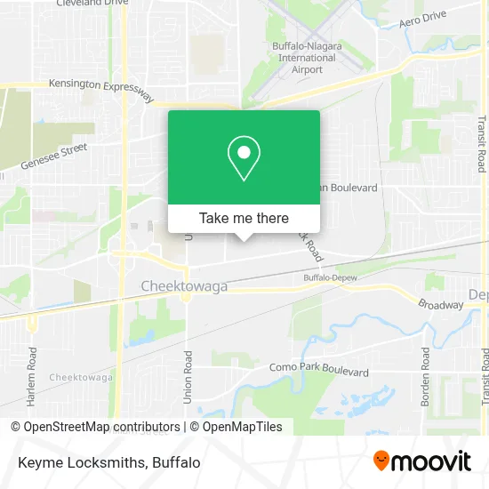 Keyme Locksmiths map