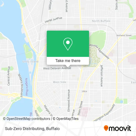 Sub-Zero Distributing map