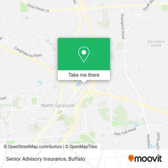 Senior Advisory Insurance map