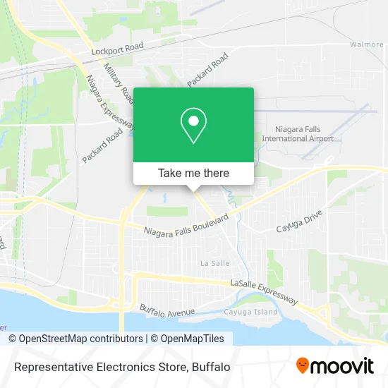 Representative Electronics Store map
