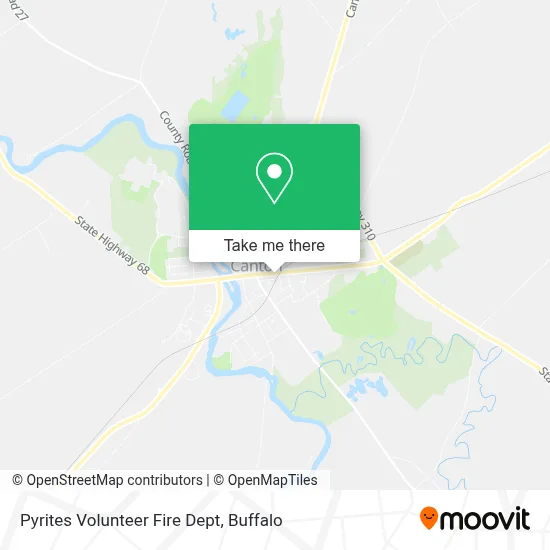 Pyrites Volunteer Fire Dept map
