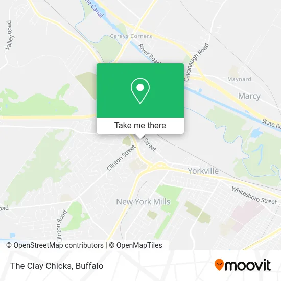 The Clay Chicks map
