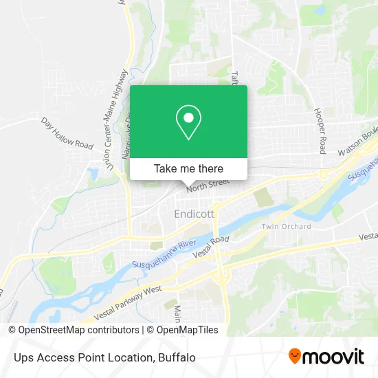 Ups Access Point Location map