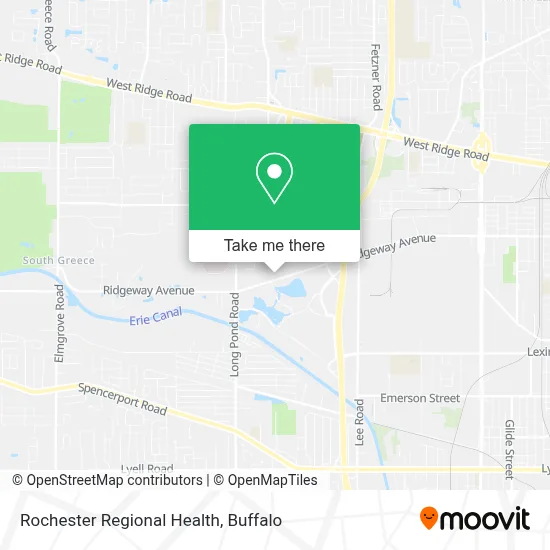 Rochester Regional Health map